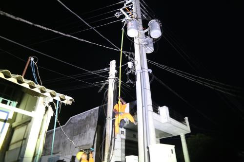 坚江省谊礁岛乡全部通电 ảnh 1