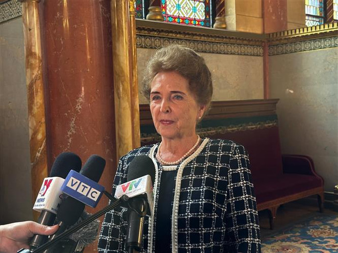 匈牙利国会副主席玛特劳伊·玛尔道:越匈关系将不断深化发展 ảnh 1 匈牙利国会副主席玛特劳伊·玛尔道:越匈关系将不断深化发展 ảnh 1