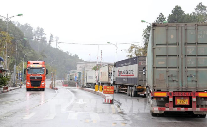 越南工贸部全力解决边境口岸货物拥堵问题 ảnh 1