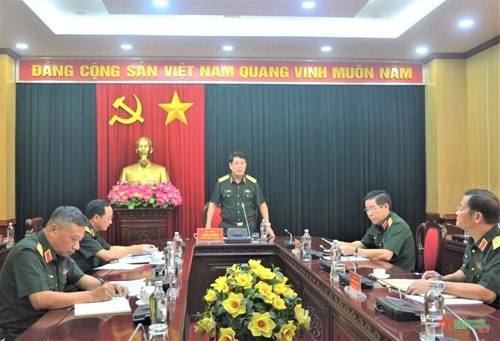 梁强大将主持总政治局领导会议 ảnh 1 梁强大将主持总政治局领导会议 ảnh 1