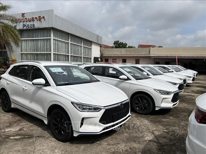 老挝首都万象努力发展绿色交通工具 ảnh 1