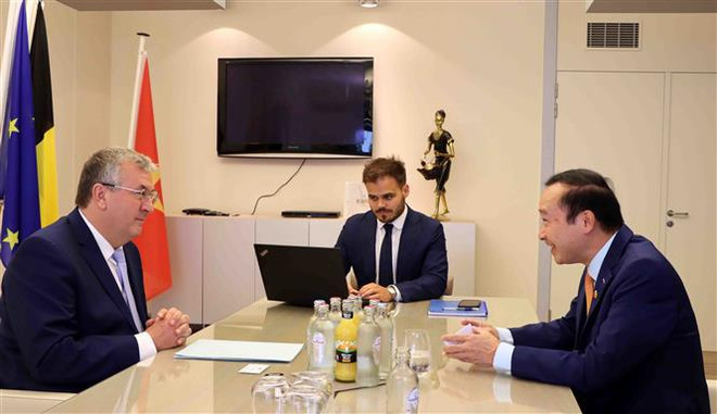 加强越南与比利时法语区的合作 ảnh 1 加强越南与比利时法语区的合作 ảnh 1