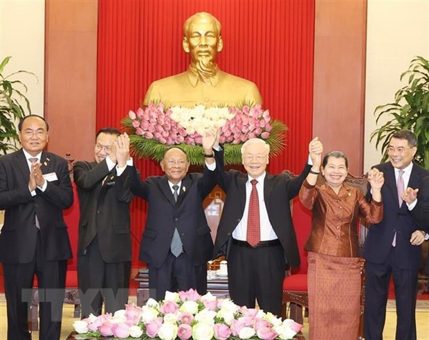 柬埔寨王国国会主席结束对越南的正式访问 ảnh 1 柬埔寨王国国会主席结束对越南的正式访问 ảnh 1