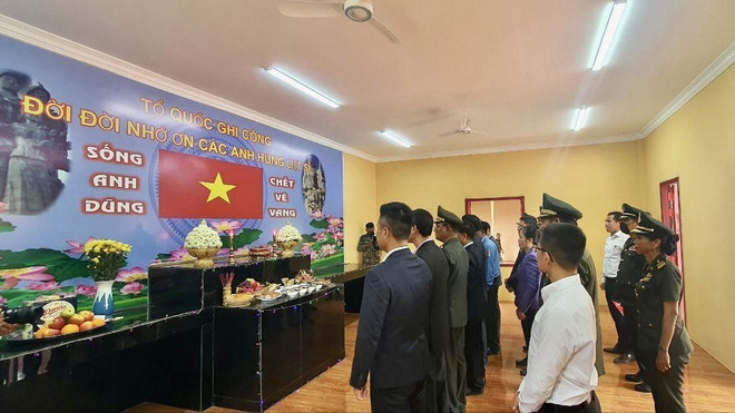 越柬建交55周年:援柬越南志愿军遗骨存放和祭拜堂工程竣工并投入使用 ảnh 1 越柬建交55周年:援柬越南志愿军遗骨存放和祭拜堂工程竣工并投入使用 ảnh 1