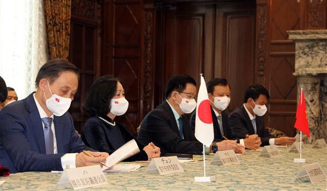 张氏梅：越南重视与日本的关系 ảnh 1