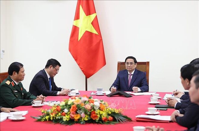 越南政府总理范明政与中国总理李克强通电话 ảnh 1 越南政府总理范明政与中国总理李克强通电话 ảnh 1