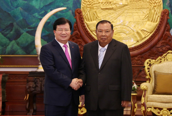 越南政府副总理郑廷勇对老挝进行正式访问 ảnh 1 越南政府副总理郑廷勇对老挝进行正式访问 ảnh 1