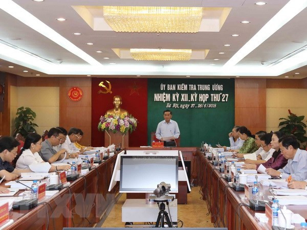 7月份越共中央检查委员会对283名党员给予纪律处分 ảnh 1 7月份越共中央检查委员会对283名党员给予纪律处分 ảnh 1