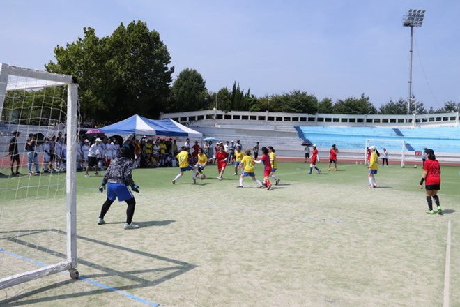 旅韩越南大学生运动会热闹举行 ảnh 1 旅韩越南大学生运动会热闹举行 ảnh 1