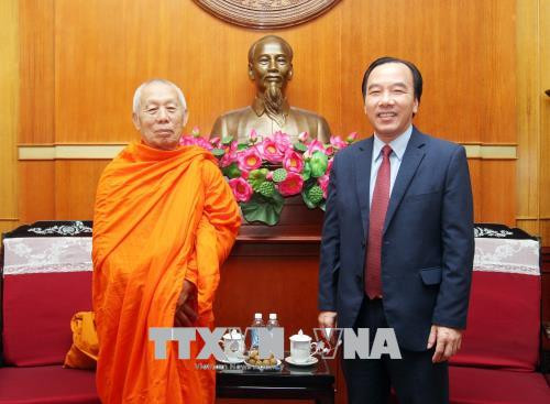 越南与老挝两国佛教协会加强合作增进交流 ảnh 1 越南与老挝两国佛教协会加强合作增进交流 ảnh 1