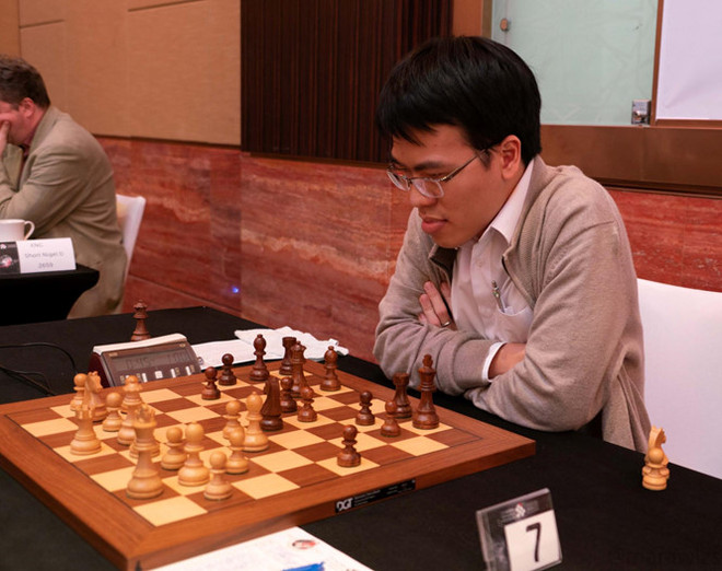 阿布扎比第25届国际象棋节第6轮收官：黎光廉排名上升 ảnh 1
