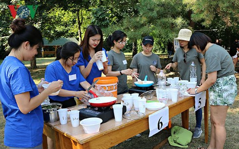 2018年泛欧越南青年大学生夏令营开营 ảnh 2