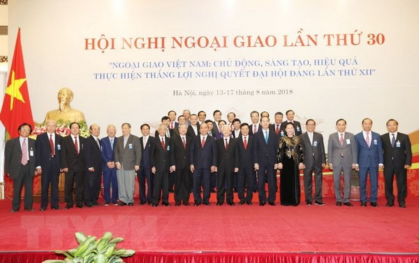 越南第30届外交会议今日在河内召开 ảnh 1 越南第30届外交会议今日在河内召开 ảnh 1