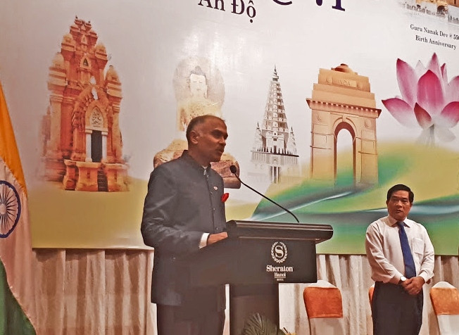 印度独立日71周年纪念典礼在河内举行 ảnh 1