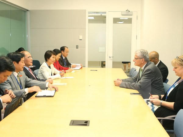 国会主席阮生雄会见第70届联合国大会主席吕克托夫特 ảnh 1 国会主席阮生雄会见第70届联合国大会主席吕克托夫特 ảnh 1