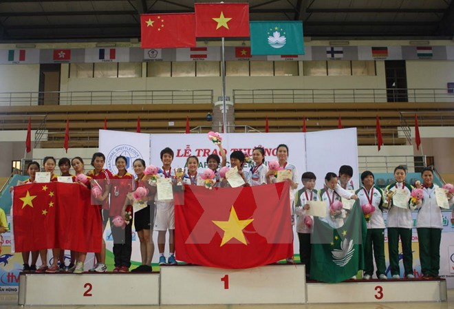 第八届毽球世锦赛：越南队稳居团体第一 ảnh 1