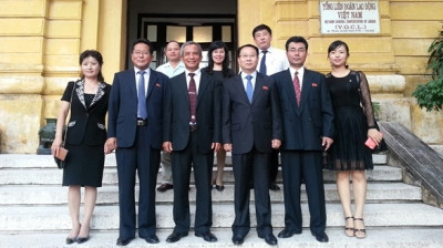 越南与朝鲜加强工会合作 ảnh 1 越南与朝鲜加强工会合作 ảnh 1