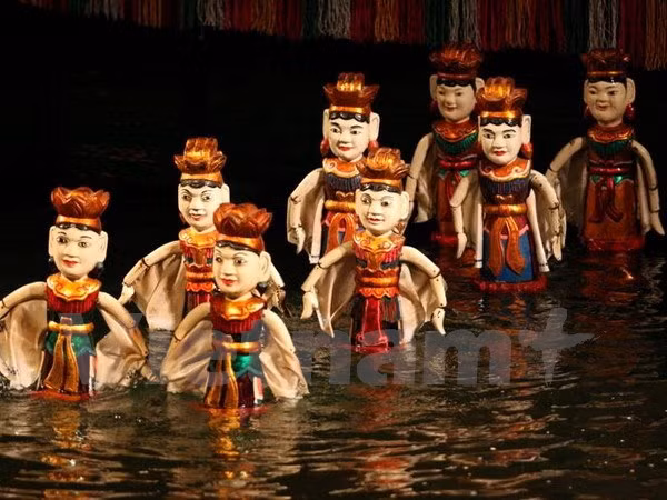 越南水上木偶戏亮相2015年皮尔森国际偶戏节 ảnh 1