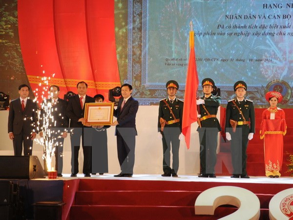 越南北件省重建20周年纪念典礼隆重举行 ảnh 1 越南北件省重建20周年纪念典礼隆重举行 ảnh 1