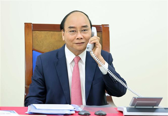 越南政府总理阮春福与荷兰首相吕特通电话 ảnh 1 越南政府总理阮春福与荷兰首相吕特通电话 ảnh 1