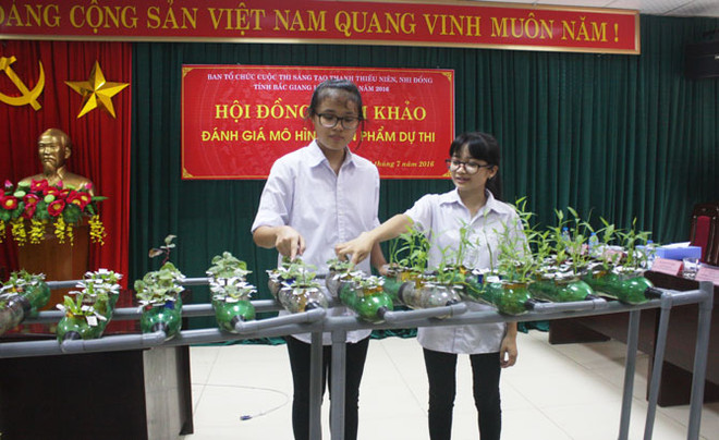 越南北江省青少年创新大赛获奖作品32个 ảnh 1 越南北江省青少年创新大赛获奖作品32个 ảnh 1