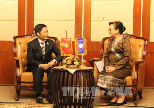 越南与老挝加强贸易领域合作 ảnh 1 越南与老挝加强贸易领域合作 ảnh 1