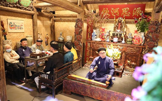 来到河内古街感受民族传统春节氛围 ảnh 1 来到河内古街感受民族传统春节氛围 ảnh 1