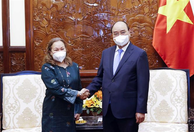 阮春福会见任期届满前来辞行拜会的马来西亚驻越大使赛义德•穆斯塔法 ảnh 1 阮春福会见任期届满前来辞行拜会的马来西亚驻越大使赛义德•穆斯塔法 ảnh 1