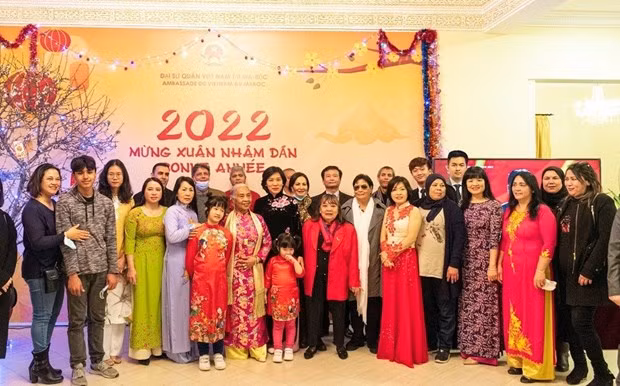 具有浓郁越南文化特色的2022年迎春活动在摩洛哥举行 ảnh 1