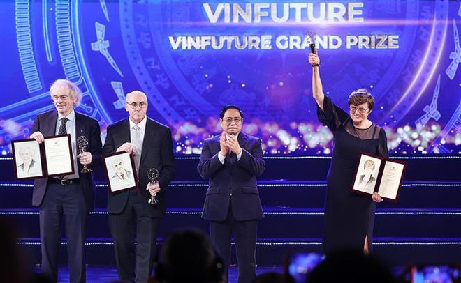越南政府总理范明政出席VinFuture科技奖颁奖典礼 ảnh 1 越南政府总理范明政出席VinFuture科技奖颁奖典礼 ảnh 1