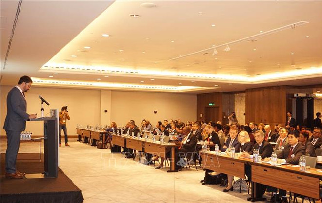 越南代表赴捷克出席第九届公共部门国际会议 ảnh 1  越南代表赴捷克出席第九届公共部门国际会议 ảnh 1