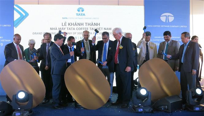 由印度塔塔集团投资兴建的冻干咖啡生产厂在平阳省落成 ảnh 1 由印度塔塔集团投资兴建的冻干咖啡生产厂在平阳省落成 ảnh 1
