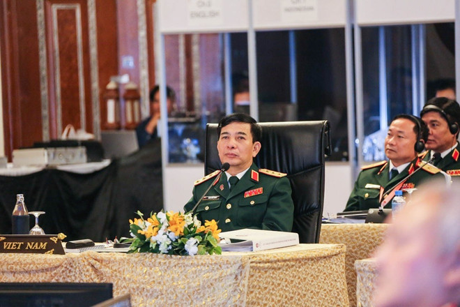 越南副防长潘文江率团出席第16届东盟国防总司令会议 ảnh 3 越南副防长潘文江率团出席第16届东盟国防总司令会议 ảnh 3