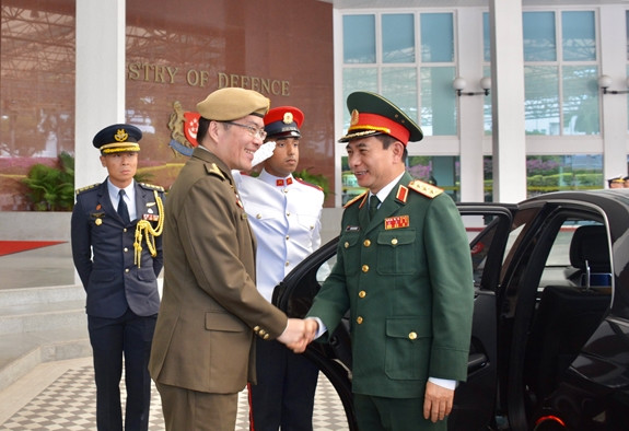 越南与新加坡加强防务合作 ảnh 1 越南与新加坡加强防务合作 ảnh 1
