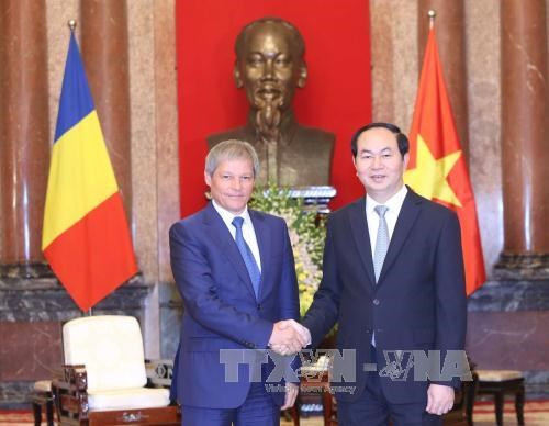 陈大光主席会见罗马尼亚总理达契安•乔洛什 ảnh 1 陈大光主席会见罗马尼亚总理达契安•乔洛什 ảnh 1