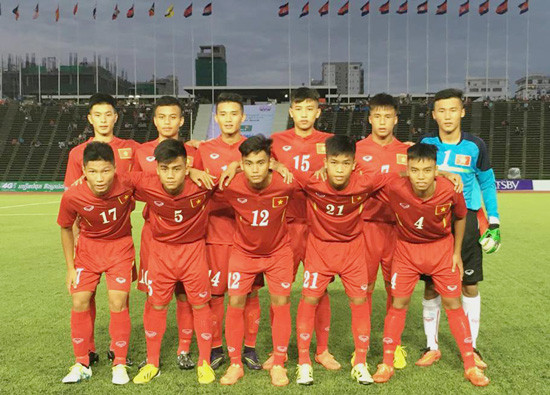 2016年东南亚U16足球锦标赛:越南队取得二连胜 ảnh 1 2016年东南亚U16足球锦标赛:越南队取得二连胜 ảnh 1