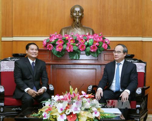 越南祖国阵线与老挝建国阵线加强合作关系 ảnh 1 越南祖国阵线与老挝建国阵线加强合作关系 ảnh 1