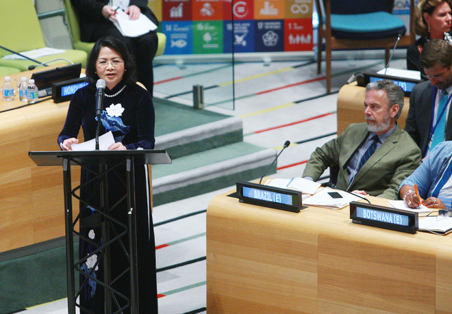 国家副主席邓氏玉盛出席联合国经济及社会理事会高级别会议 ảnh 2 国家副主席邓氏玉盛出席联合国经济及社会理事会高级别会议 ảnh 2