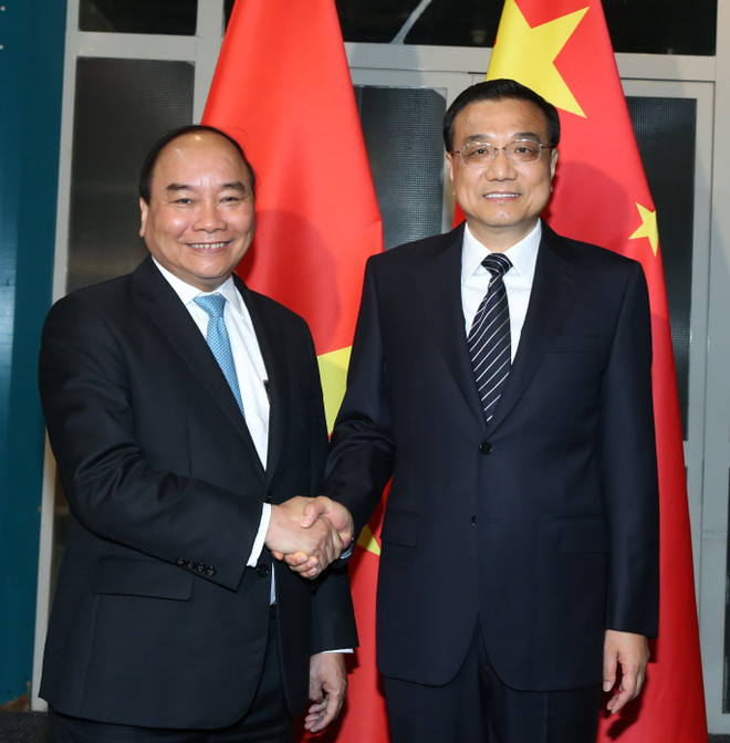 越南政府总理阮春福会见中国总理和保加利亚总统 ảnh 1 越南政府总理阮春福会见中国总理和保加利亚总统 ảnh 1