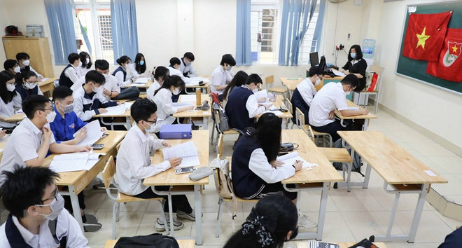 河内市主动为初高中学生组织线下课堂教学 ảnh 1 河内市主动为初高中学生组织线下课堂教学 ảnh 1