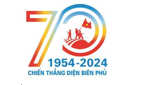 纪念奠边府大捷70周年主题标识问世 ảnh 1 纪念奠边府大捷70周年主题标识问世 ảnh 1