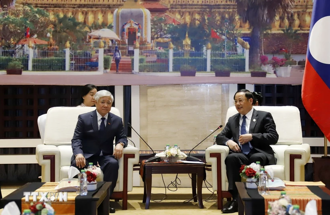 老挝政府总理宋赛·西潘敦高度评价老越两国阵线组织之间的合作 ảnh 1 老挝政府总理宋赛·西潘敦高度评价老越两国阵线组织之间的合作 ảnh 1