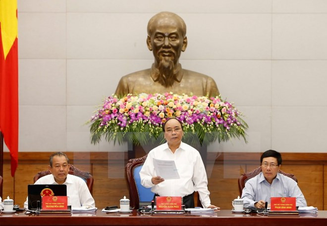 阮春福总理主持召开政府5月份例行会议 ảnh 1 阮春福总理主持召开政府5月份例行会议 ảnh 1