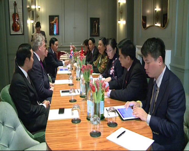 越南国会副主席丛氏放对英国进行访问 ảnh 1