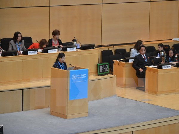 越南卫生部长阮氏金进出席世界卫生组织执委会第139届会议 ảnh 1 越南卫生部长阮氏金进出席世界卫生组织执委会第139届会议 ảnh 1