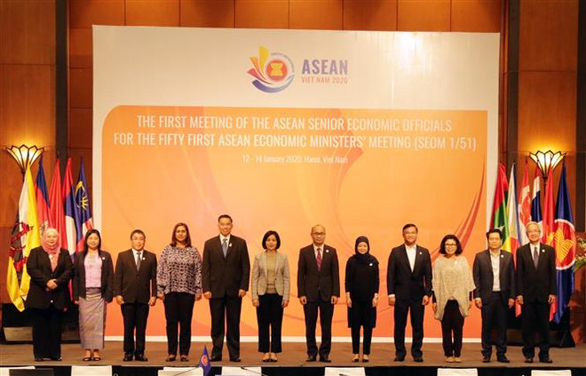 东盟经济高官会2020年第一次会议在河内举行 ảnh 1 东盟经济高官会2020年第一次会议在河内举行 ảnh 1