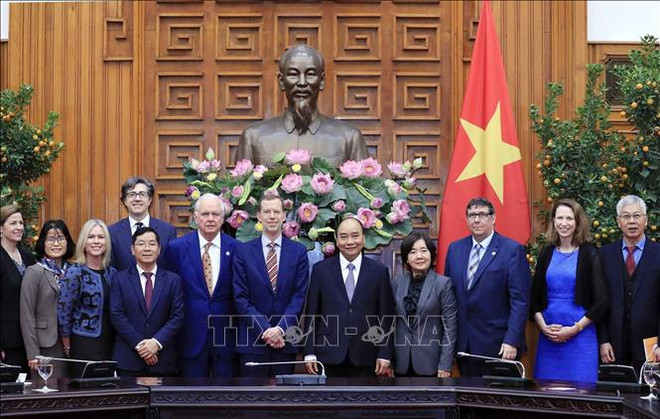 政府总理阮春福会见哈佛大学肯尼迪学院领导 ảnh 1 政府总理阮春福会见哈佛大学肯尼迪学院领导 ảnh 1