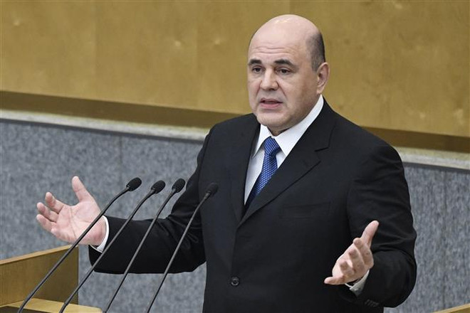 阮春福总理致电祝贺米哈伊尔·米舒斯担任俄罗斯联邦政府总理 ảnh 1