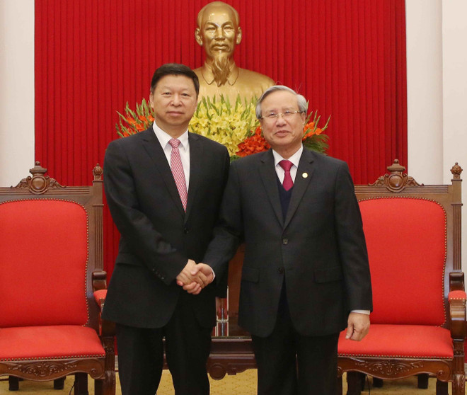 陈国旺会见中共中央对外联络部部长宋涛 ảnh 1 陈国旺会见中共中央对外联络部部长宋涛 ảnh 1