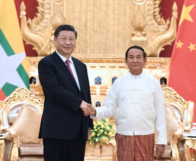 中国国家主席习近平出访缅甸 ảnh 2